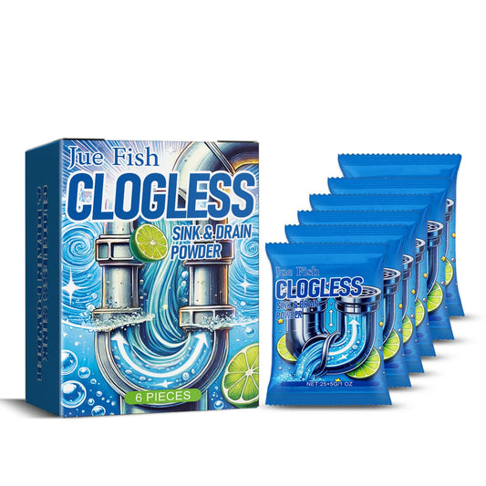 Drain Clog Remover Powder Eliminate Blockages Toilet Kitchen Clogging Deodorization Sewer Dredging Cleaner Pipe Unclogging Agent