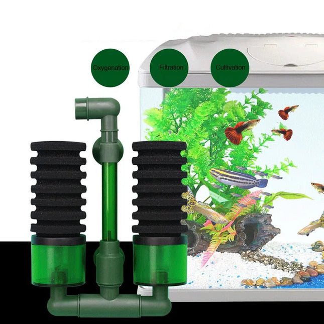 Éponge filtrante double usage pour aquarium, coton bio - E-menage