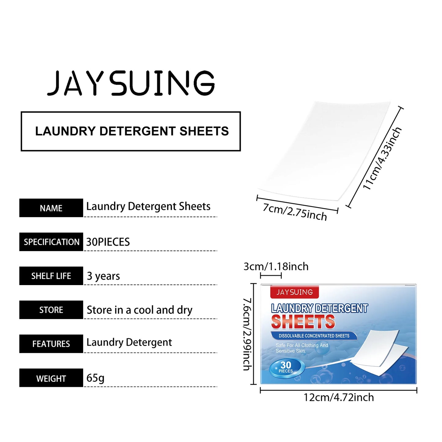 Lot de 60 lessives portables, puissantes, nettoyantes et détachantes - E-menage