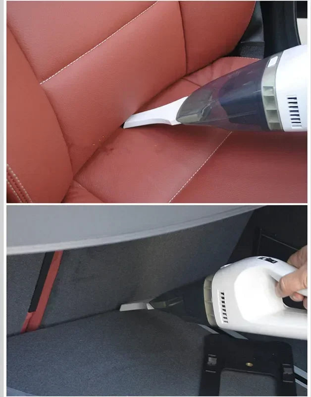 12V Car Vacuum Cleaner Portable 100W Handheld Portable Car Mounted Vacuum Cleaner Super SuctionWet AndDryDualUseCar Home Cleaner