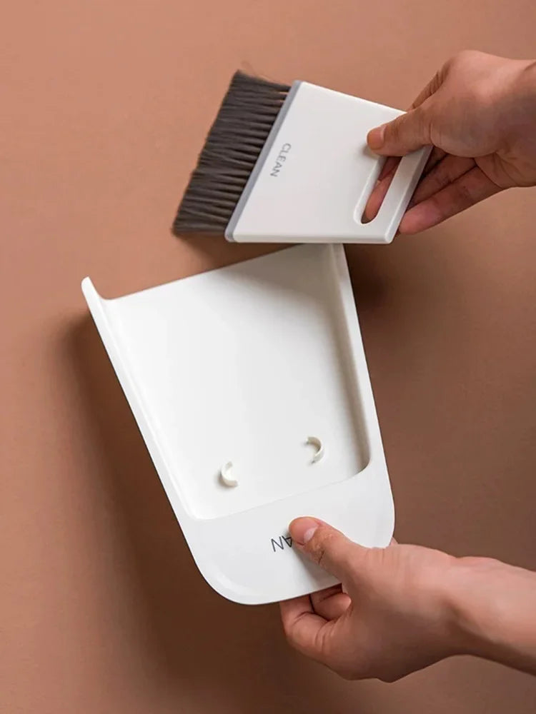Compact &amp; Handy Mini Broom Set for Effortless Desk Cleanup