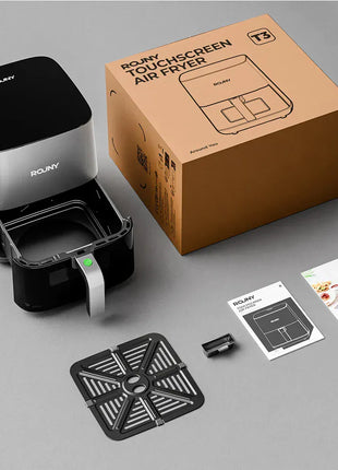 5L Air Fryer, Electric Hot fryer Oven Oilless Cooker with Touch Control & Nonstick Basket & Visible Window, Family Size