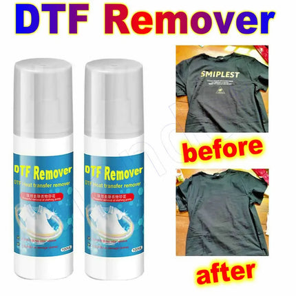 Liquide détachant textile DTF, dissolvant vinyle pour vêtements