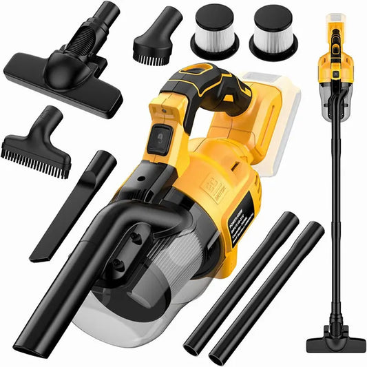 Handheld Vacuum Cleaner with 2pcs Filter  Electric Cordless Vacuum  for Home Car Pet Hair Clean For DeWalt 20V Battery