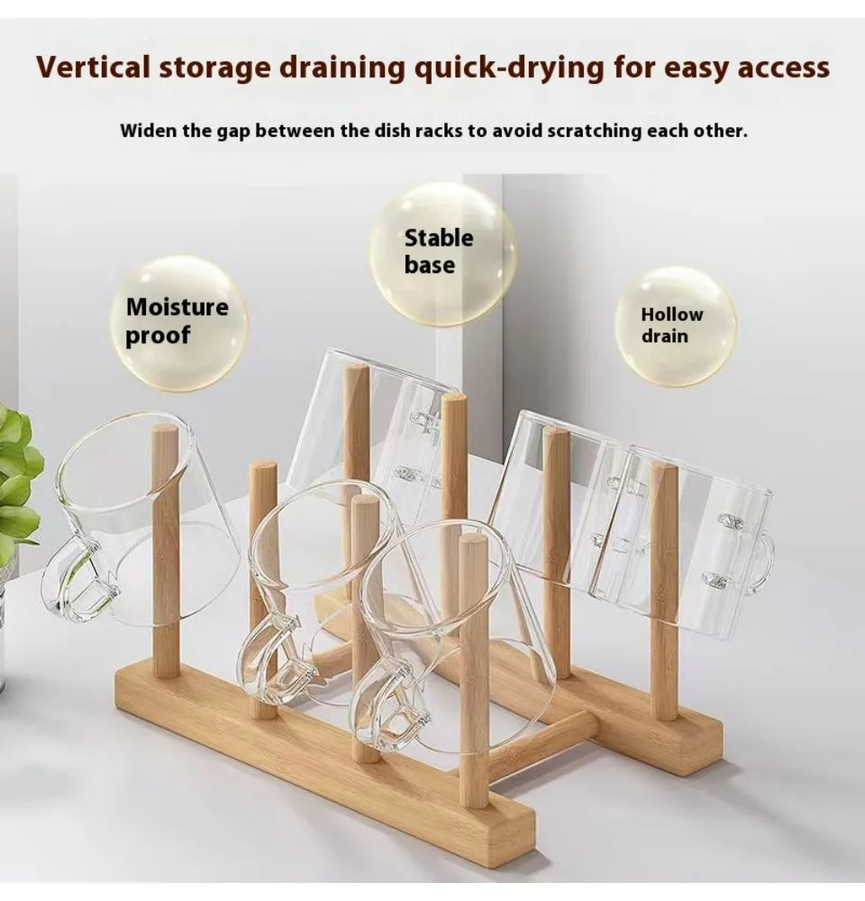 Cutlery Holder Drain Holder Simple Beautiful Environmentally Friendly Drainage Multi Function Japanese Style Kitchen Dish Rack