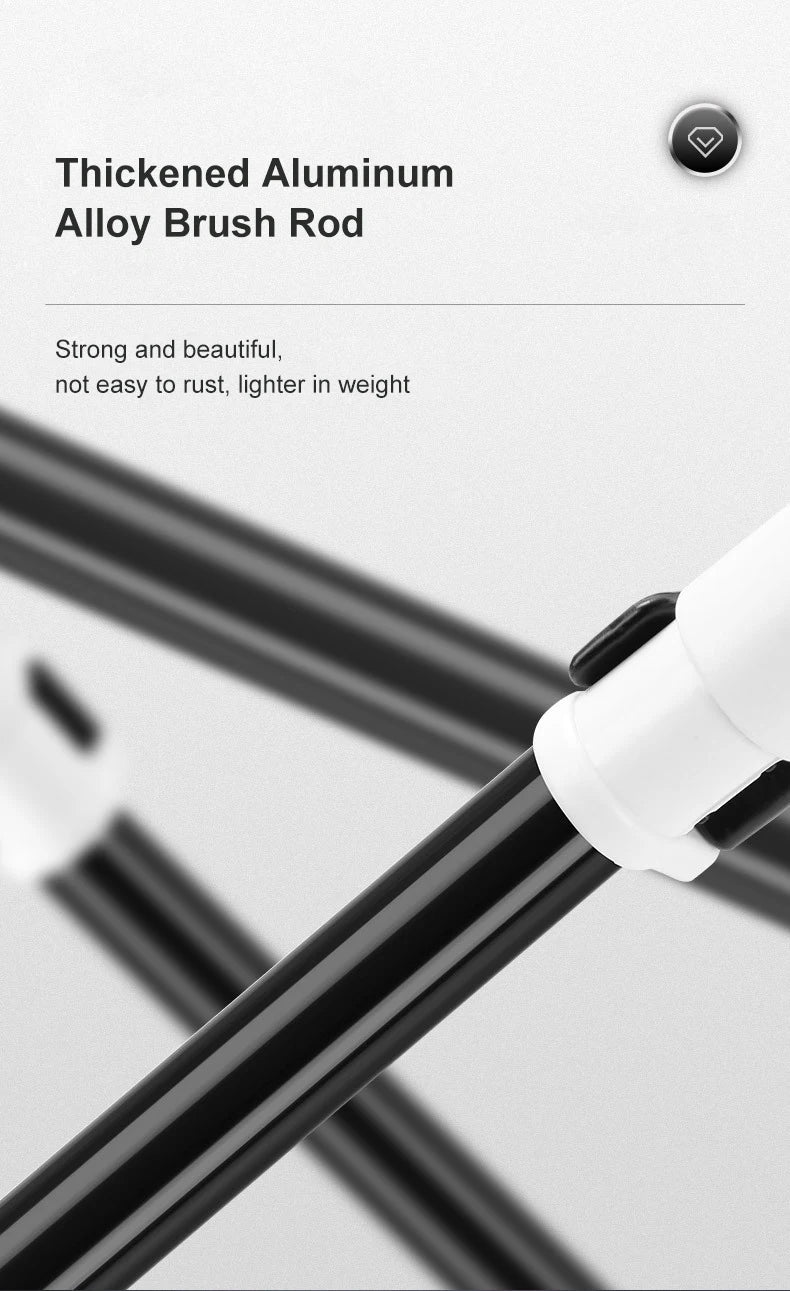 Universal Car Wash Brush Car Cleaning Brush Telescoping Long Handle Mop Chenille Broom Dual Brush Heads Auto Accessories