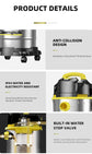 High-Power Vacuum Cleaner for Car Home Commercial Use Wet And Dry Large Suction Dust Collector Machine Shop Vacuum Bucket