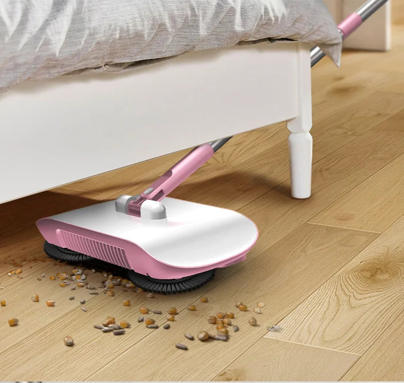 Combination of broom and mop Hand push type scoop Household broom and dustpan set Floor magic broom home cleaning Tools Sweeper