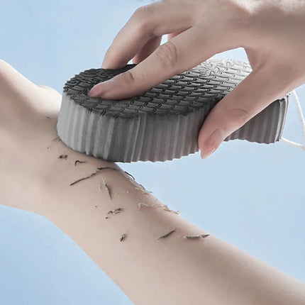 Éponge exfoliante douce pour le corps, gommage, bain, - E-menage