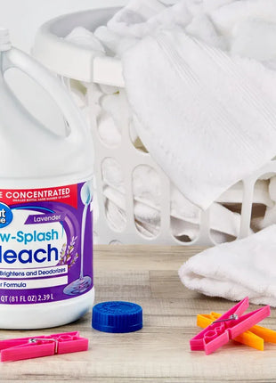 Eau de Javel Anti-Éclaboussures à la Lavande – 2,3 L | Nettoyant Multi-Surfaces & Blanchissant Puissant | Désinfectant & Détachant pour le Linge – Formule Concentrée, Facile à Verser