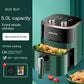 220V AUX Air Fryer and Oven Combo: Multifunctional, Fully Automatic, No Oil Technology, Easy-to-clean BB