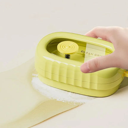 Brosse de nettoyage multifonctionnelle pour vêtements avec distributeur de savon