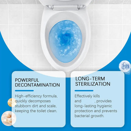 Splashs Foam Toilet Cleaner Toilet Bathroom Deodorization Foam Odor Removal Air Freshener Toilet Cleaning Effervescent Tablet