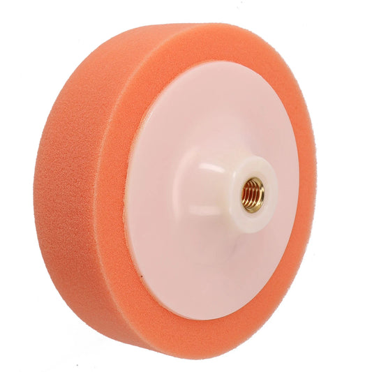 Sponge  Polishing Sponge 6'' 150mm Foam Buff Backing Plate Orange Polishing Cushion Pattern Wholesale