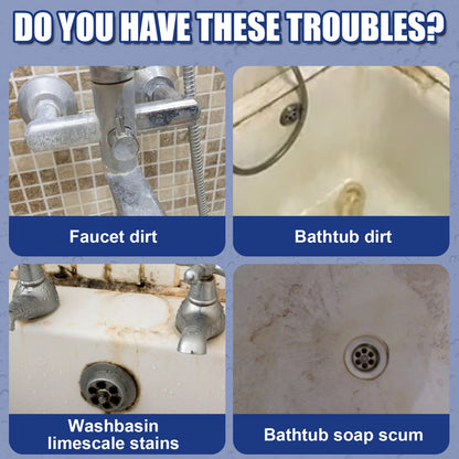 5-1pcs Bathroom Descaler Foam Cleaner Powerful Stubborn Stains Cleaner Bathtub Toilet Glass Washbasin Descaling Cleaning Spray