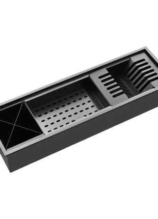 Dish Drying Rack for Kitchen Counter Stainless Steel Dish Rack with Drainboard Large Dish Drainer with Utensil Holder for Sink