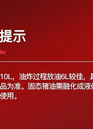 220V Fryer Electric Cookware for Kitchen Deep French Fries Commercial Fryers Frying Oil Cooker Timer Arfrai 10L Ar AF