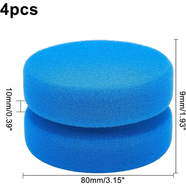 Lot de 4 Éponges Rondes Multifonctions