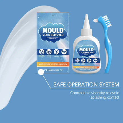 Stain Remover Gel Deep Cleaning 100ml Heavy Duty Home Laundry Cleaner Stain Remover for Bathroom Shower Kitchen Toilet Washing