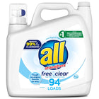 Liquid Laundry Detergent, 141 oz, 94 Loads,Tough on stains,Gentle on skin.