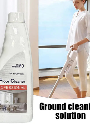 Solution de Nettoyage Antibactérienne pour Sols Roborock 480 ml – Nettoyant Liquide Concentré Haute Efficacité Compatible S8 Pro Ultra, S7 MaxV Ultra, Dyad et S7 | Séchage Rapide, Sans Traces