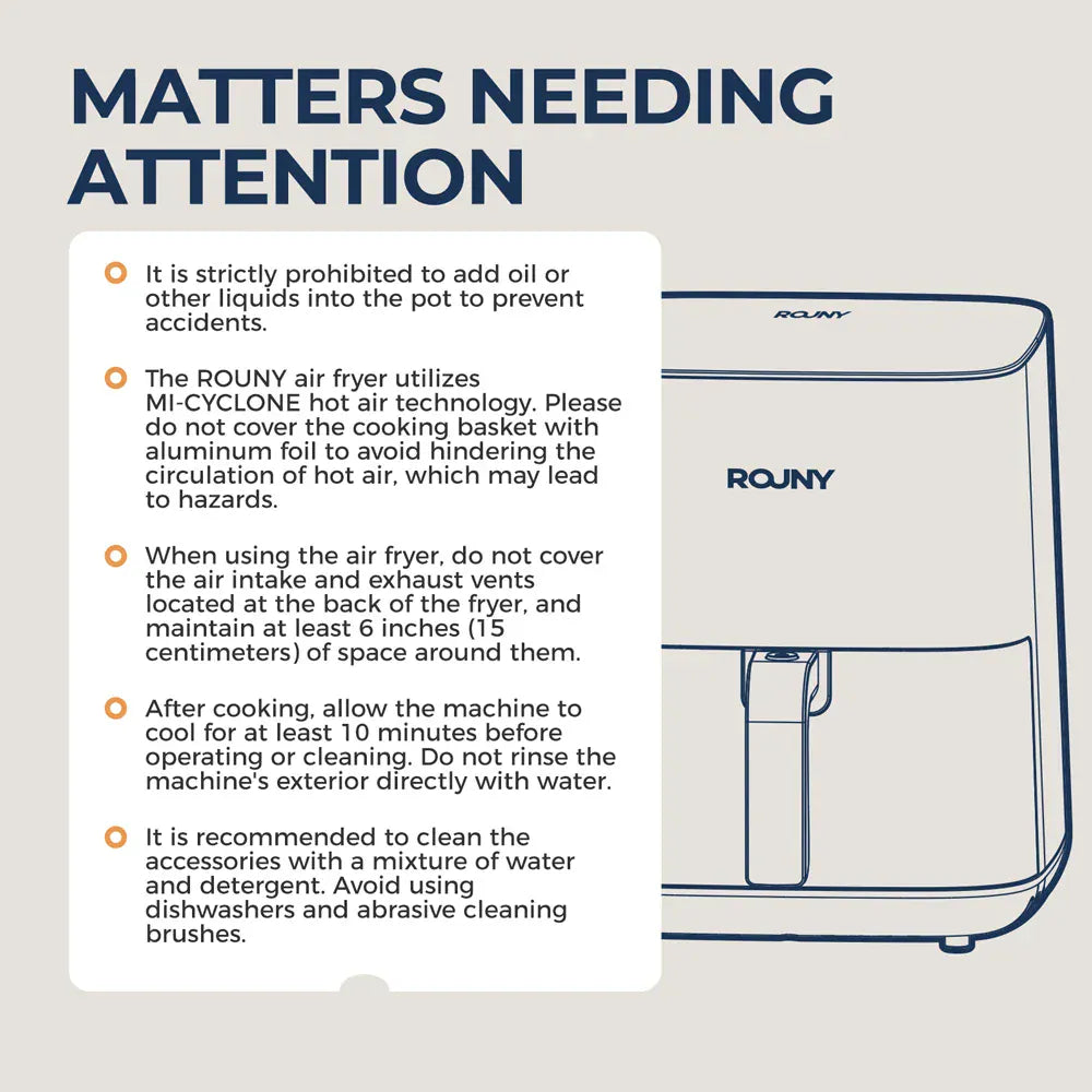 5L Air Fryer, Electric Hot fryer Oven Oilless Cooker with Touch Control & Nonstick Basket & Visible Window, Family Size