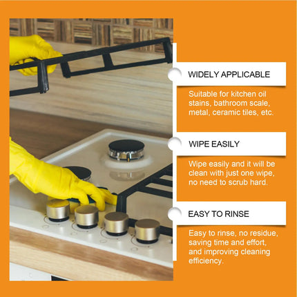 Multipurpose Cleaner Cream Powerful Decontamination Kitchen Paste Stain Remover Stain Polishing Cream for Kitchen Bathroom