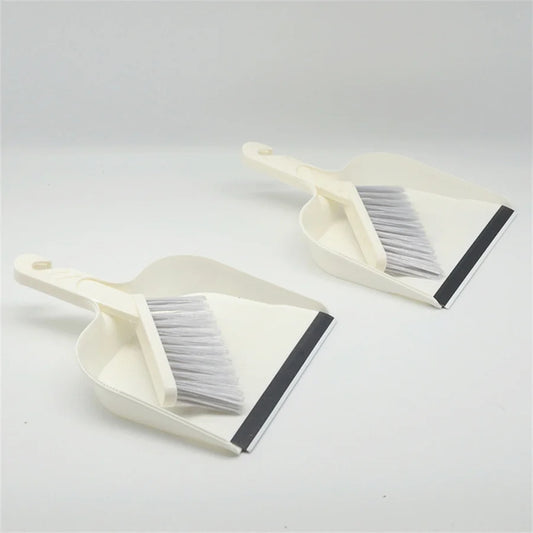 Mini desktop broom dustpan set household broom broom bed children's small broom