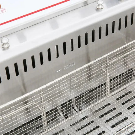 Friteuse électrique à double cuve, machine à frites et poulet frit, équipement de restauration en acier inoxydable, très demandé