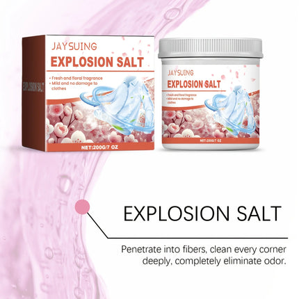 EXPLOSION SALT™ – Lessive à l’Oxygène Actif 5 en 1 | Détachant & Désodorisant Écologique | Parfum Frais Longue Durée | Soin Textile & Douceur Naturelle – 200 g (20 lavages)