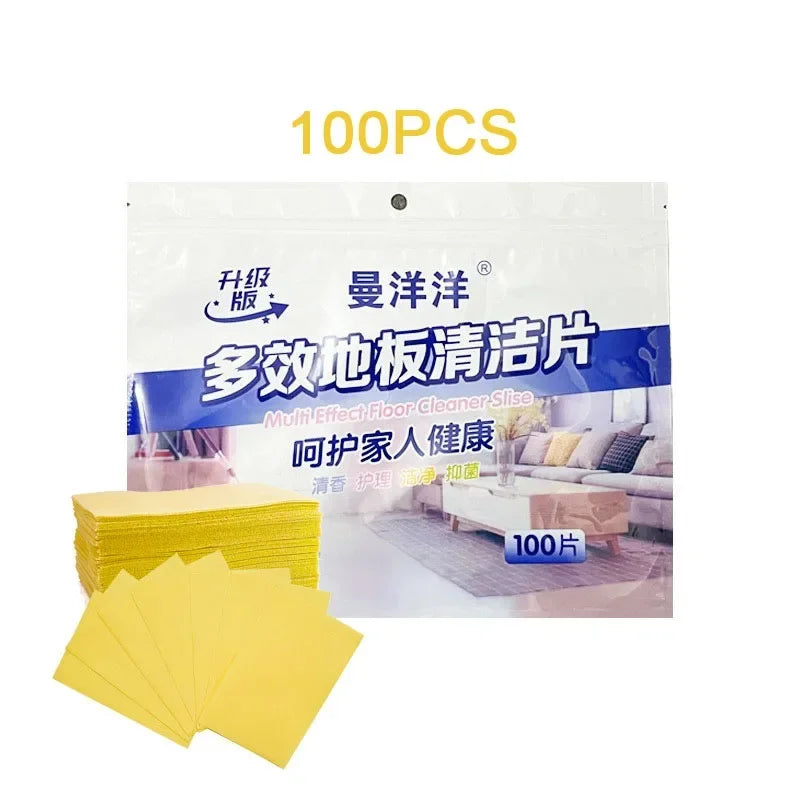 100Pc Toilet Cleaner Toilet Cleaning Tablets Yellow Dirt Cleaning Products for Home Fragrance Freshener Bathroom Domestic Garden