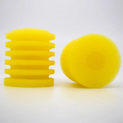Éponge filtrante ronde jaune pour aquarium - E-menage