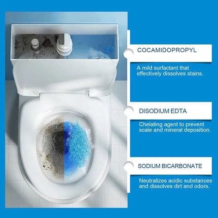 oilet Powerful Cleaner 360 Degree All Round Descaling Deodorizing Foam Cleaner Odor Free Toilet Deodorizer Liquid For Bathroom