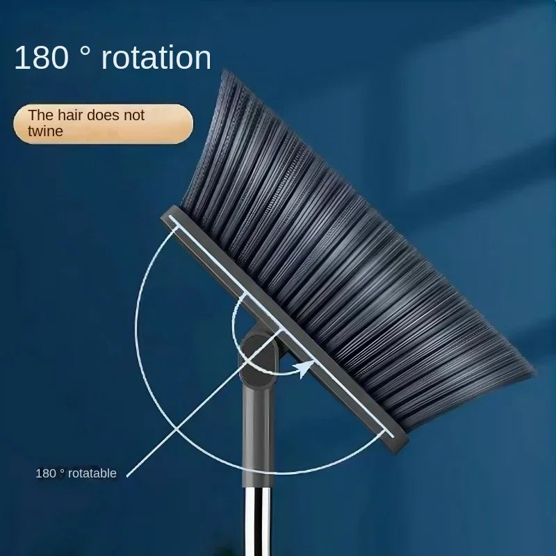 Broom Set Household Broom Broom Dustpan Set Brush Head Sweeping Individual Sweep Broom Foldable Garbage Shovel Broom