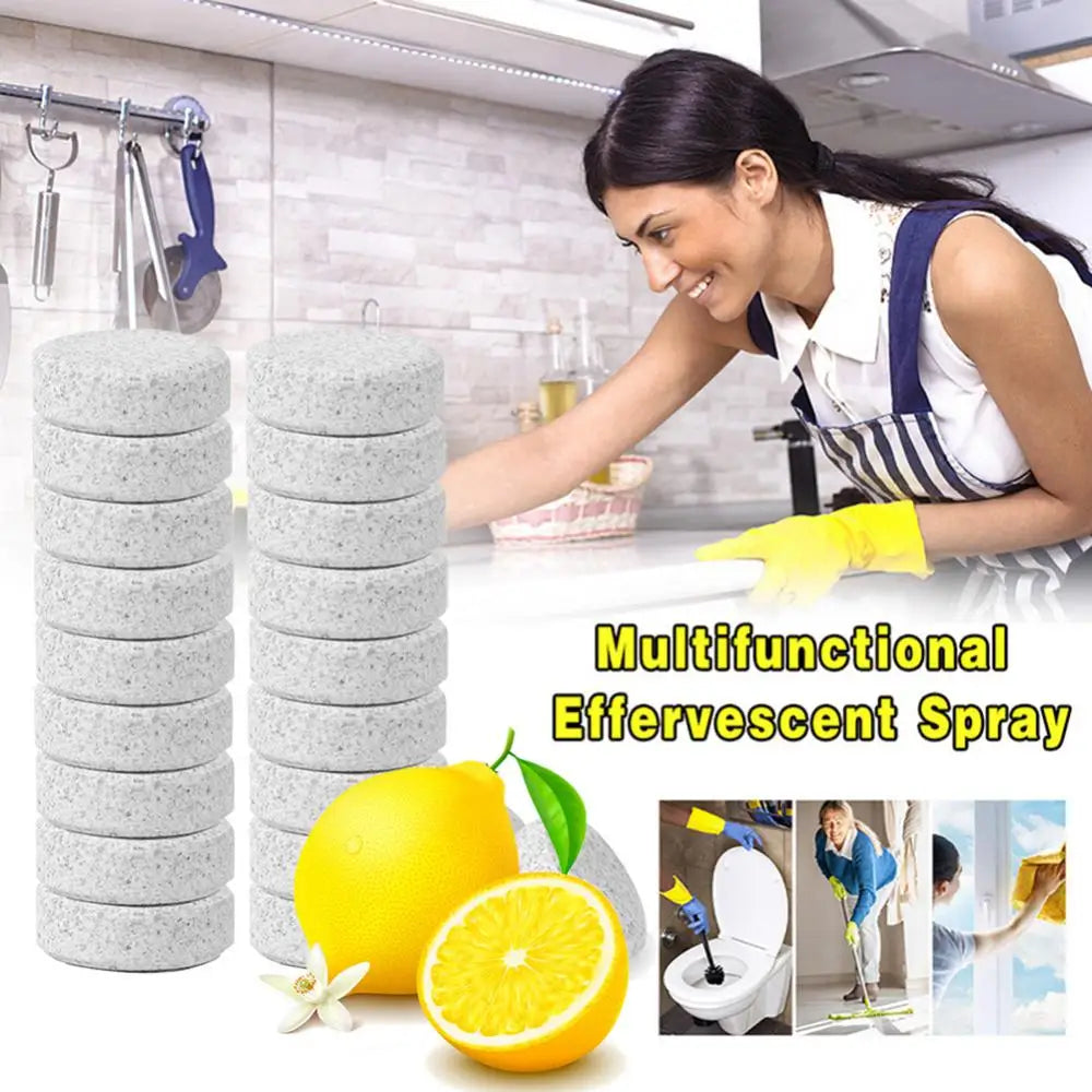 1/10/20Pcs Multifunctional Effervescent Cleaner Toilet Kitchen Cleaning Tablets Car Window Cleaner Home Cleaning Accessories