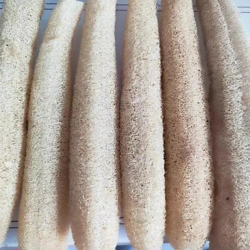 1/2pcs Natural Loofah Multi-purpose Cleaning Tool for Kitchen Bathroom Scrubber For Daily Cleansing Wash Body Scrubber Spa