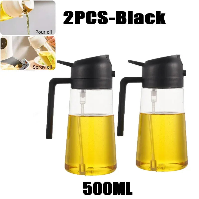 Oil Dispenser Seasoning Accessories Oil Cruet Bottle Oil Spray Kitchen Utensils for Kitchen Barbecue Oils Sprayer Container