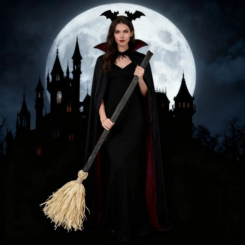 Floating Witch's Brooms Bendable Witches Brooms For Halloween Decor Animated Lights Up Moving Broomstick With Spookys Sounds