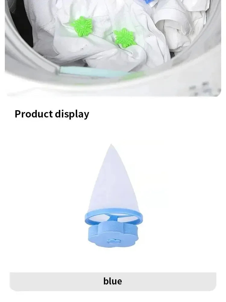 Laundry Detergent Balls Balls for Washing Cotton Lint Filter Bag for Care - E-menage