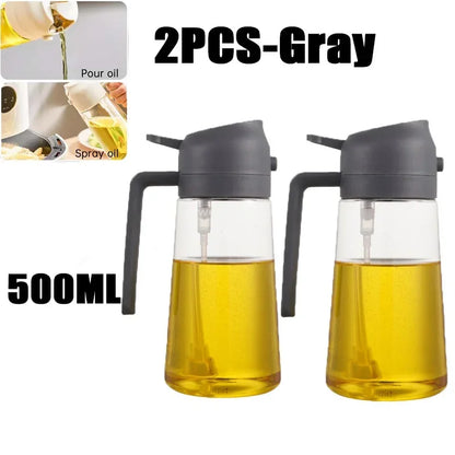 Oil Dispenser Seasoning Accessories Oil Cruet Bottle Oil Spray Kitchen Utensils for Kitchen Barbecue Oils Sprayer Container