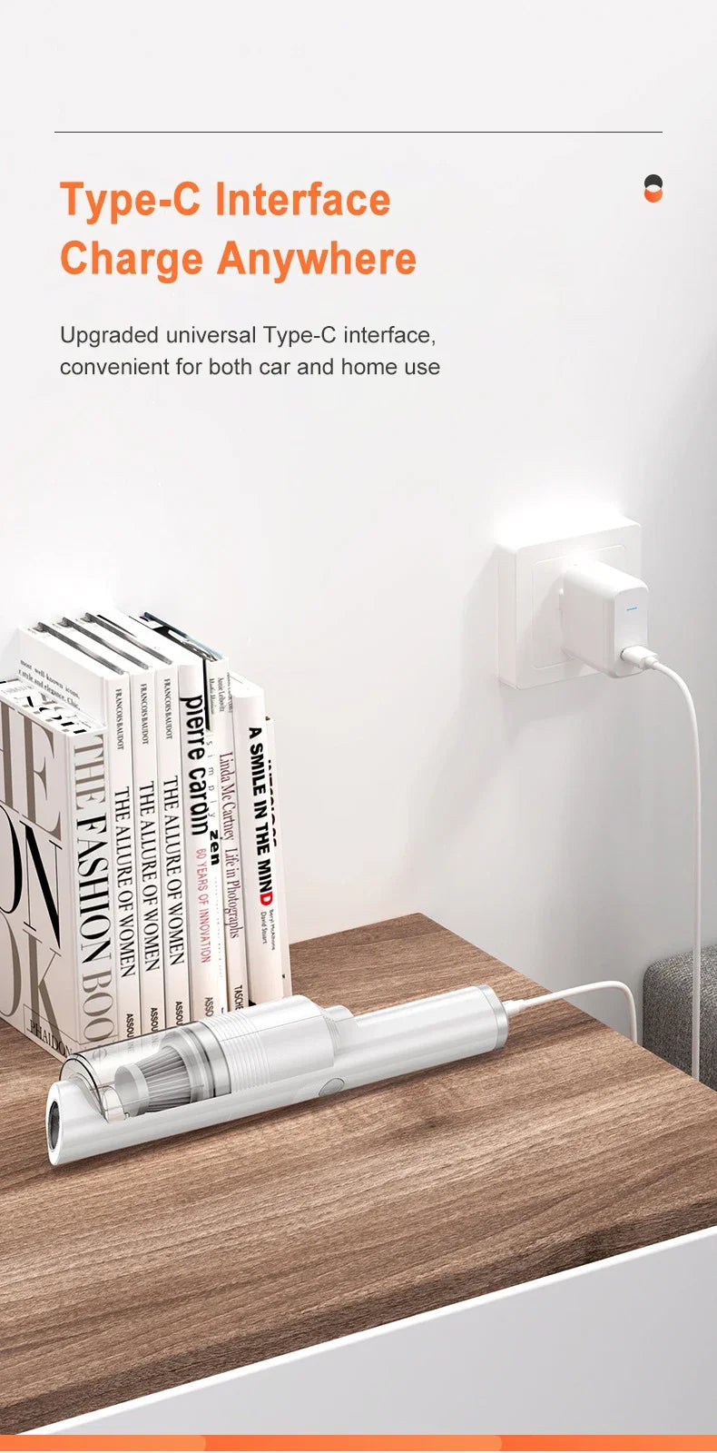 15000pa Multifunctional Vacuum Cleaner Handheld Powerful Suction HEPA Filter Wireless Vacuum Cleaner for Car Floor Household