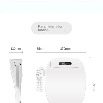 Stérilisation intelligente du couvercle de toilette, universelle, siège entièrement automatique, température constante, nettoyage par chauffage, séchage à air chaud