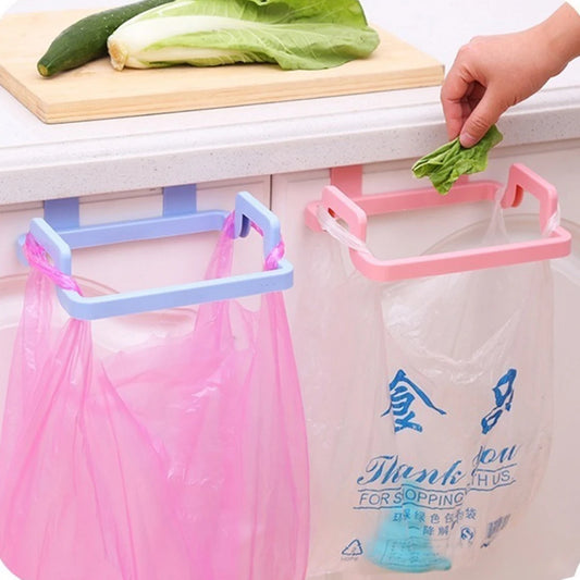 1 Pc Hanging Garbage Bag Rack Garbage Bag Storage Rack Portable Cabinet Garbage Rack Kitchen Gadgets