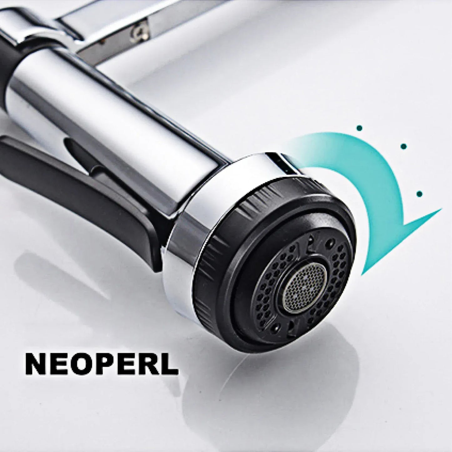 Luxury chrome brass kitchen faucet magnetic suction design with filtered water single hole cold and hot dual control sink faucet