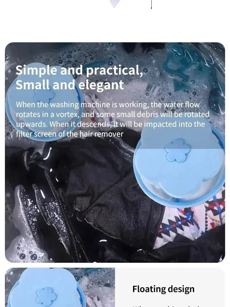 Laundry Detergent Balls Balls for Washing Cotton Lint Filter Bag for Care - E-menage