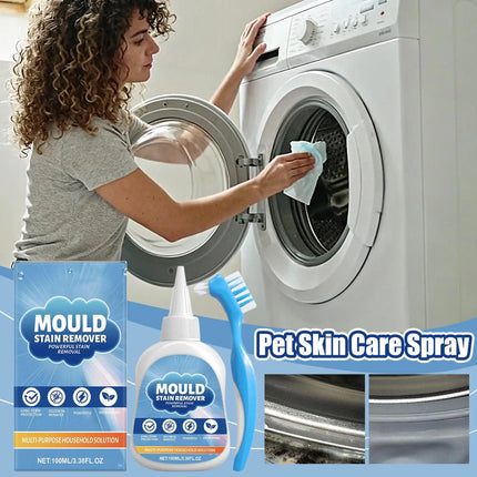 Stain Remover Gel Deep Cleaning 100ml Heavy Duty Home Laundry Cleaner Stain Remover for Bathroom Shower Kitchen Toilet Washing