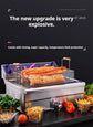 Commercial Electric Fryer - Single Cylinder Large Capacity Fryer for French Fries and Dough Sticks