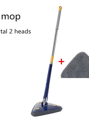 Balai serpillère triangulaire auto-essorant , microfibre - E-menage