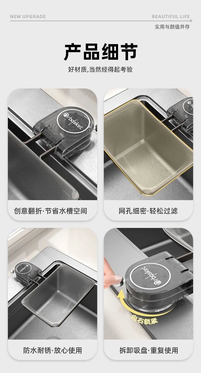 Kitchen Sink Filter Drain Disposable Residue Leftover Rack New Sink Filter for Kitchen Drainage System