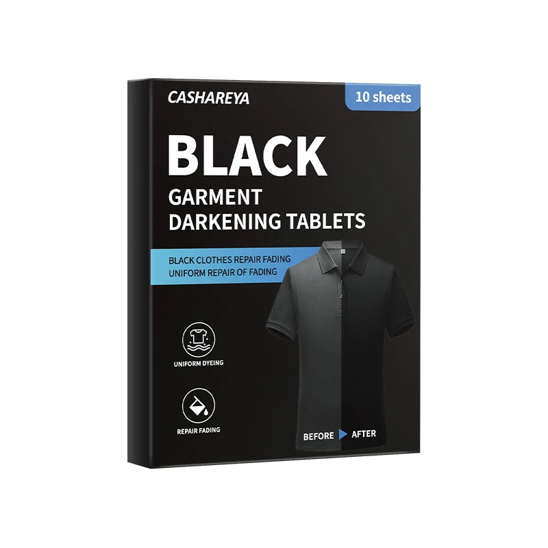 10pcs laundry black color enhancement sheet-non-woven fabric used for fading black clothes, supplementing color, improving color